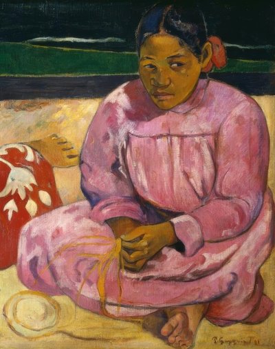 Vrouwen op Tahiti door Paul Gauguin